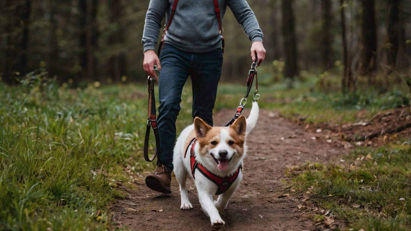 Шлейка для собаки: простое приучение шаг за шагом — привыкание к поводку