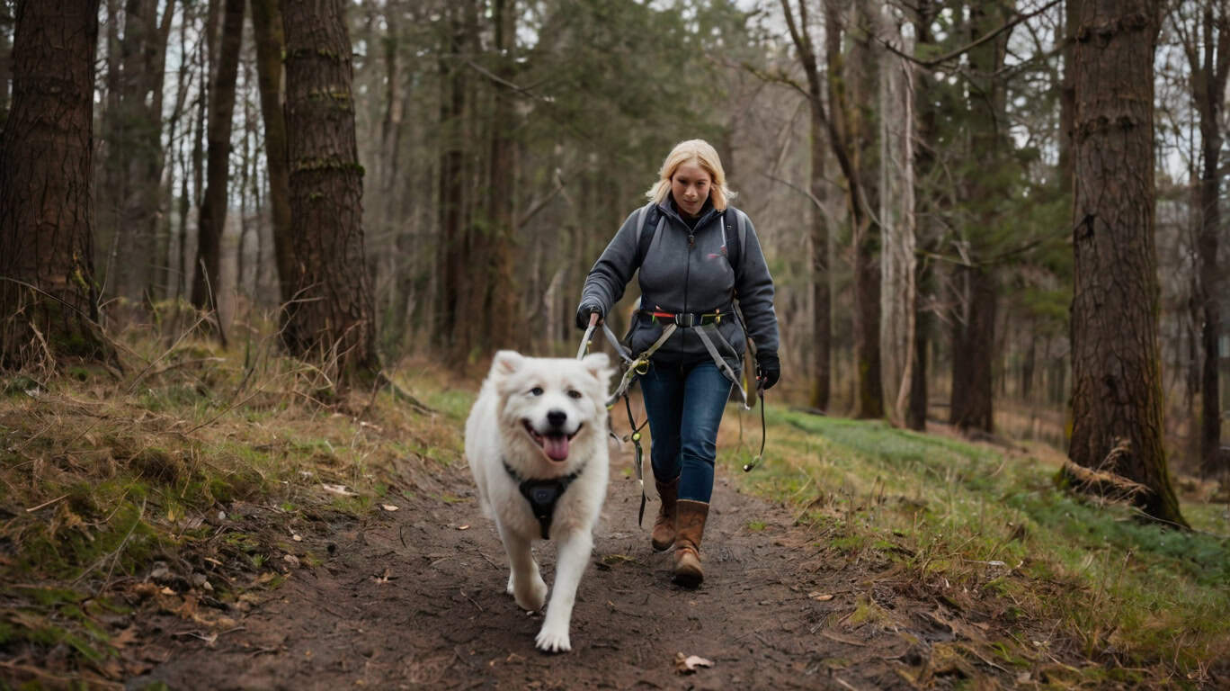 Шлейка для собаки: простое приучение шаг за шагом — прогулки в шлейке