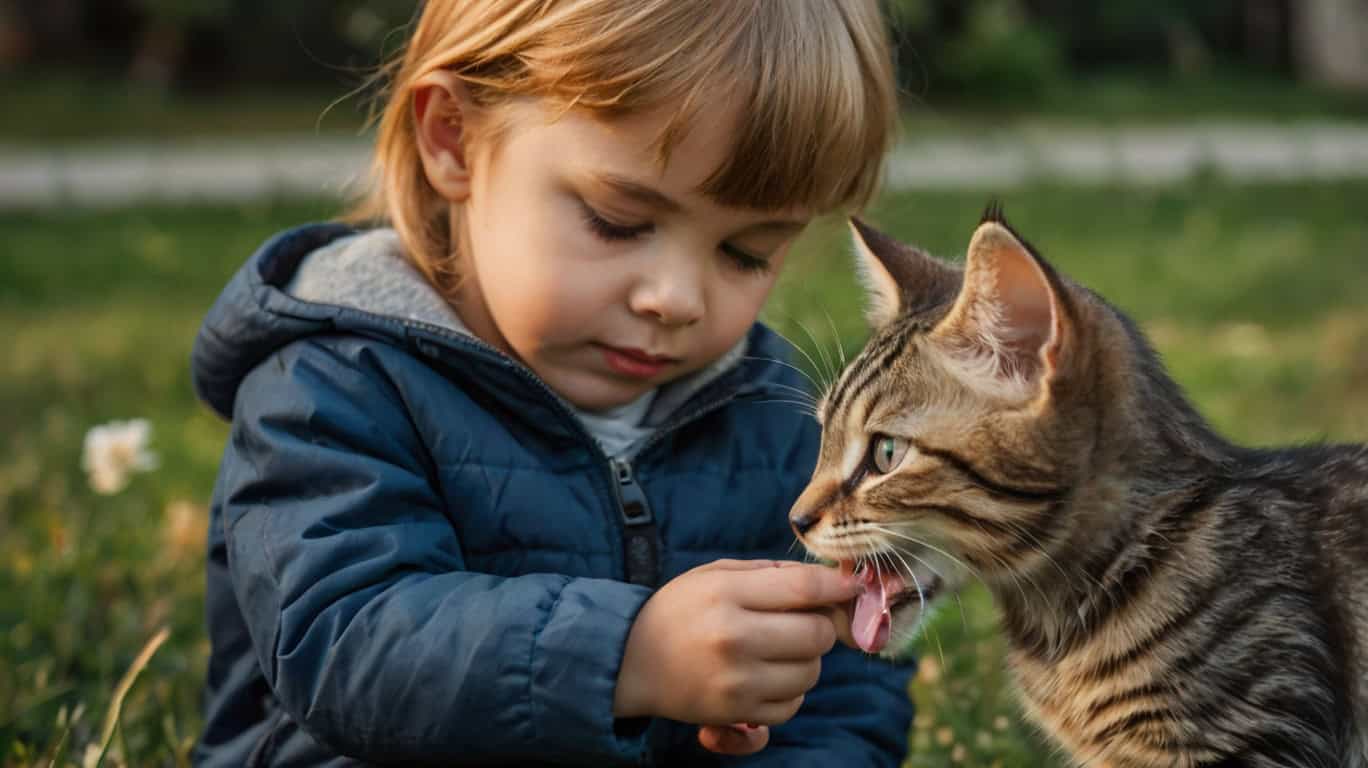 Котёнок кусает ребёнка за руки: как справиться с этой проблемой — положительное подкрепление