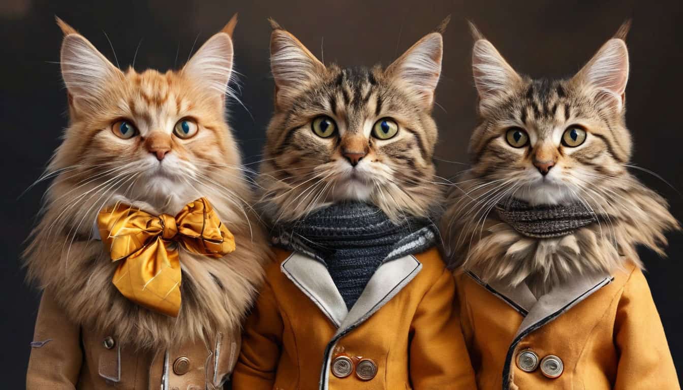 Модный образ для кошки: удобный и стильный костюм.