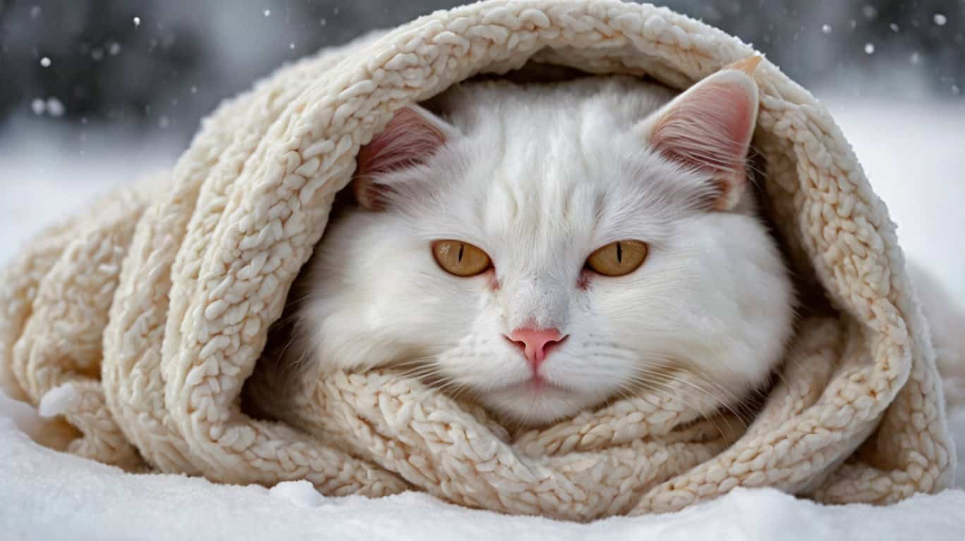 Тепло и уют: как заботиться о снежных котах в холода.