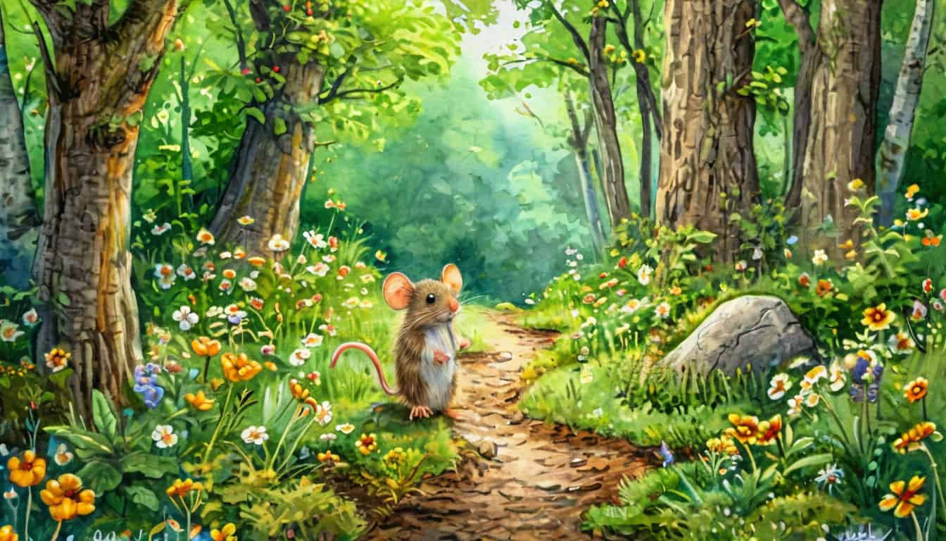 Пик исследует лесные тропы, открывая для себя новые уголки дикой природы.