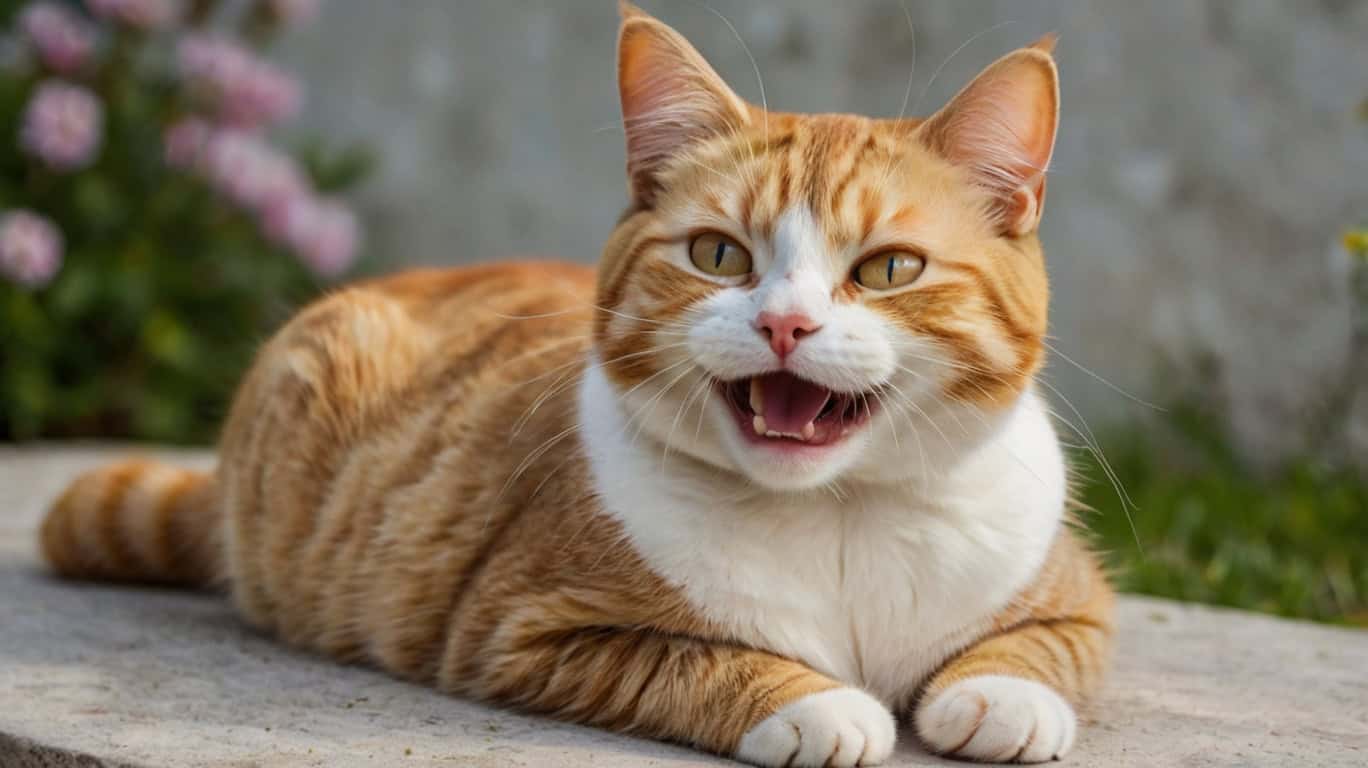 Счастливый кастрированный кот, здоровая жизнь