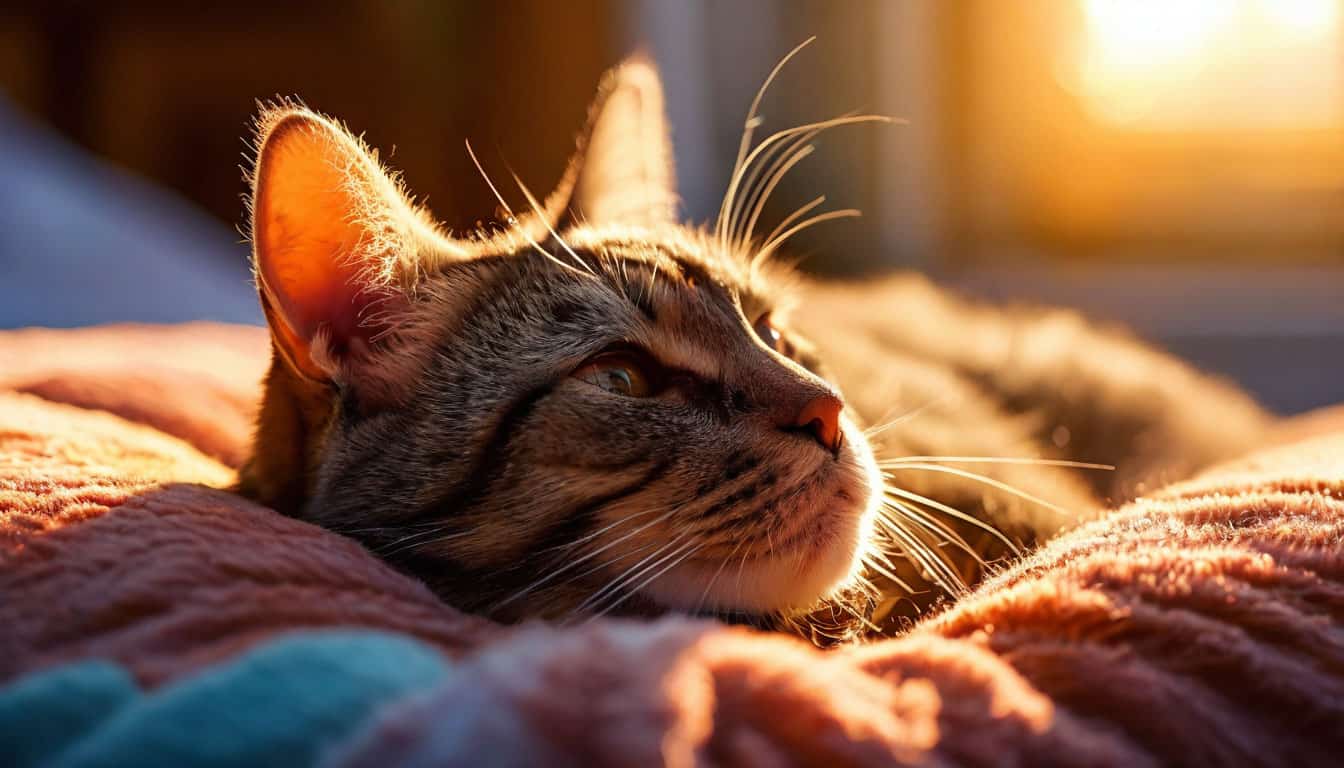 Уход за стареющей кошкой