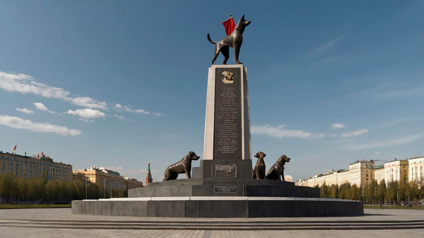 Памятник собакам-героям ВОВ