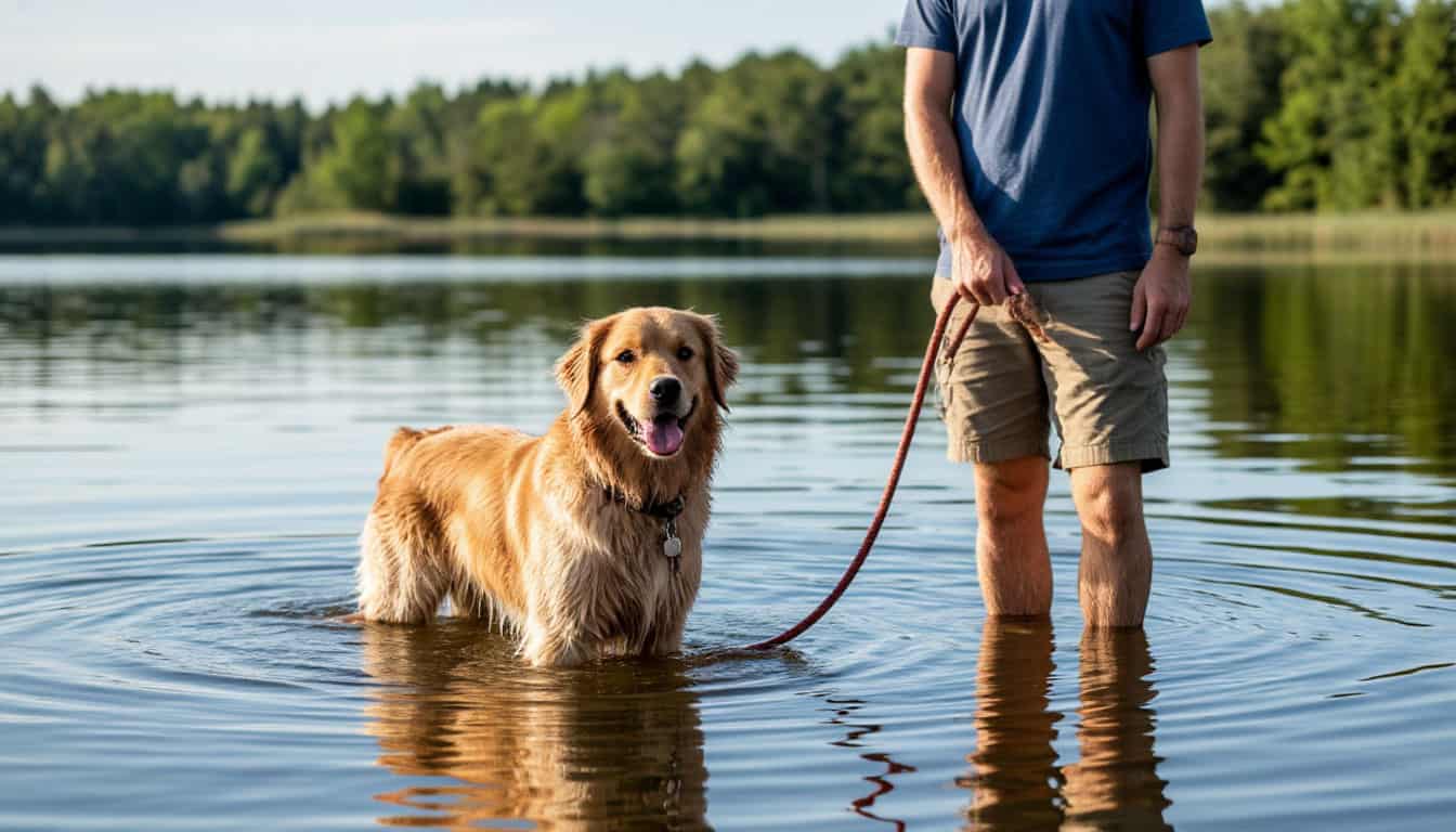Купание животных в водоёмах: безопасность на воде
