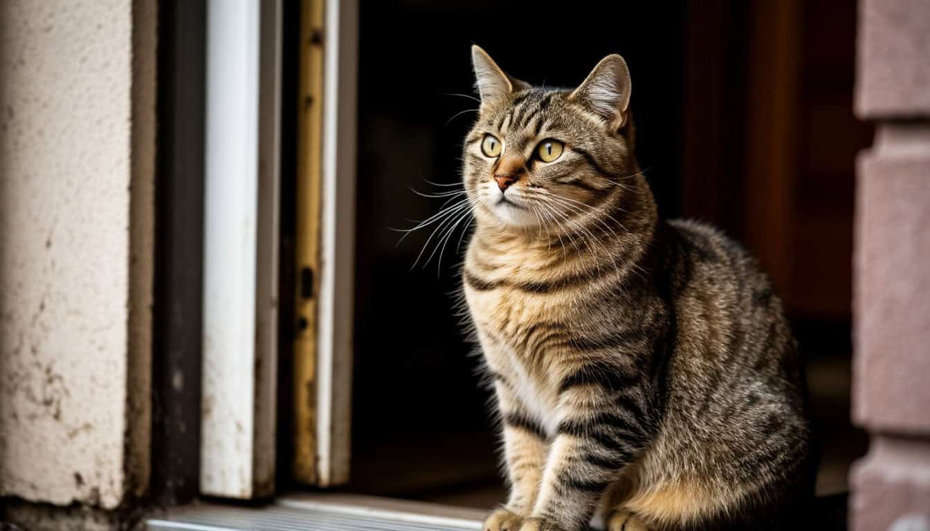 кошка ждёт возвращения хозяина, мысли кошек без хозяина