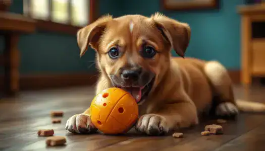 Вылизывание ран животных: отвлечение питомца игрушкой.