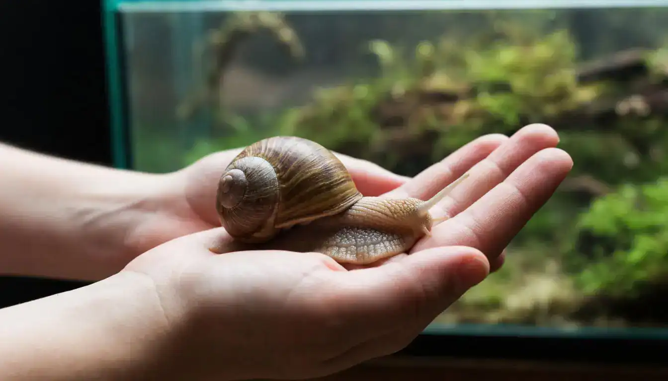 Уход за улитками ахатинами: уборка террариума