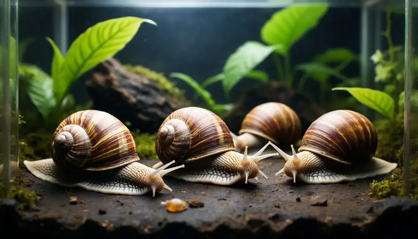 Уход за улитками ахатинами: содержание нескольких особей