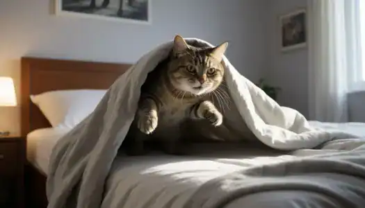 Кошка мешает спать — что делать: питомец нарушает ночной покой