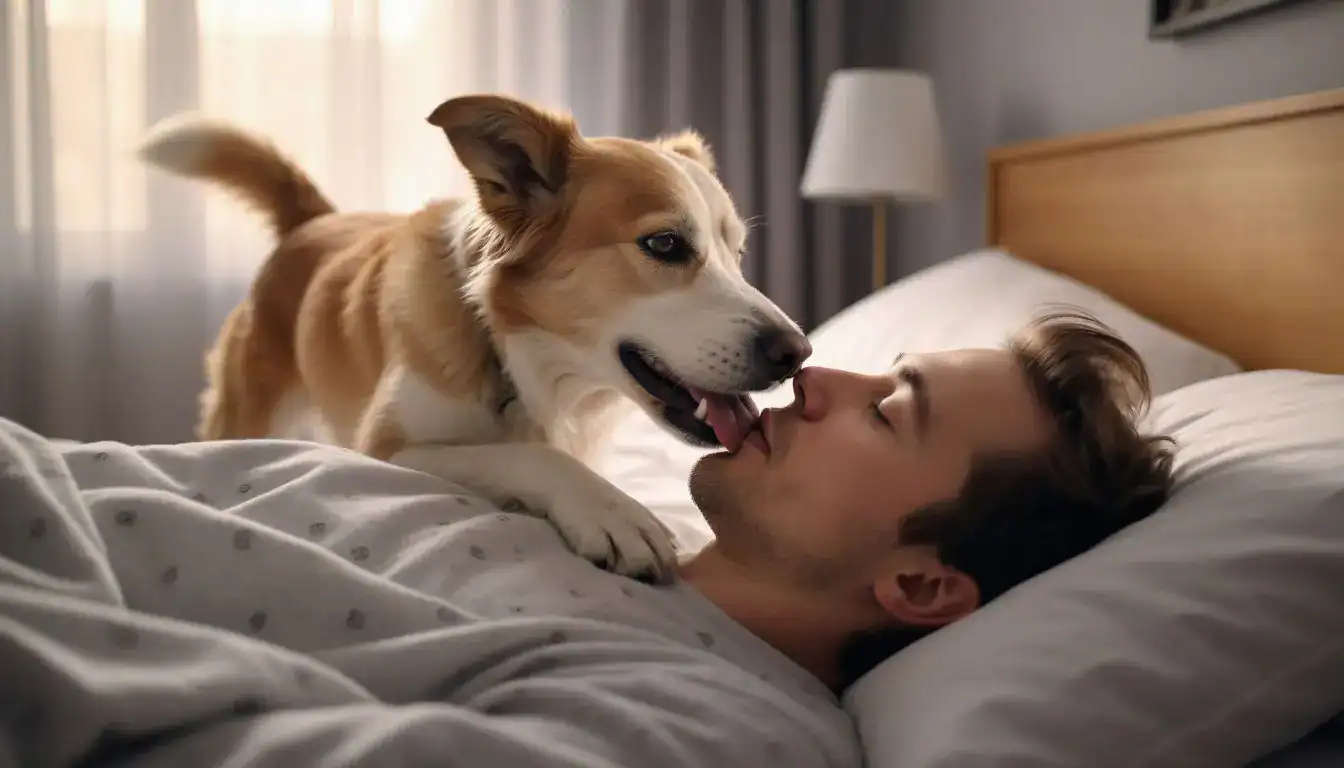 Почему питомцы будят по утрам: собака ищет общения