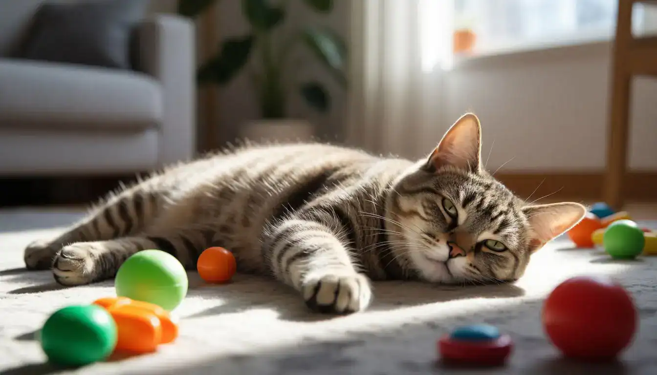 Депрессия кошки: признаки и решение — апатия и отсутствие интереса к играм