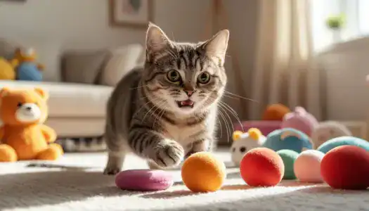 Депрессия кошки: признаки и решение — возвращение интереса к играм как признак улучшения состояния