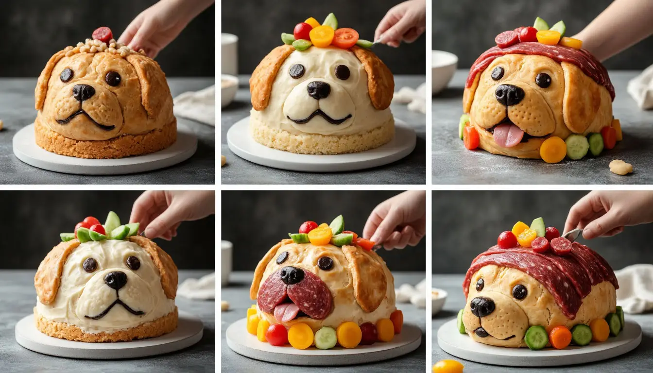 Пошаговая инструкция: праздничные торты для собак