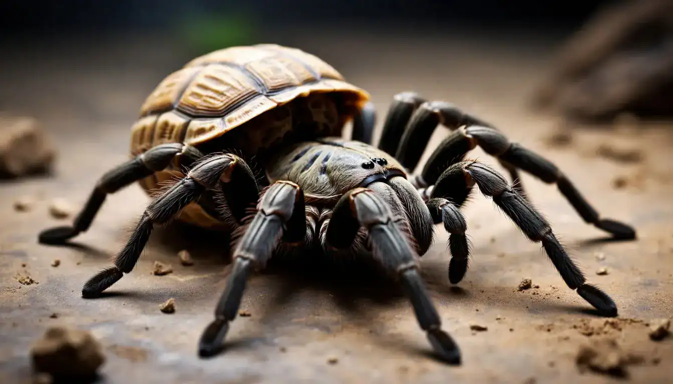 Содержание птицееда в доме: птицеед во время линьки