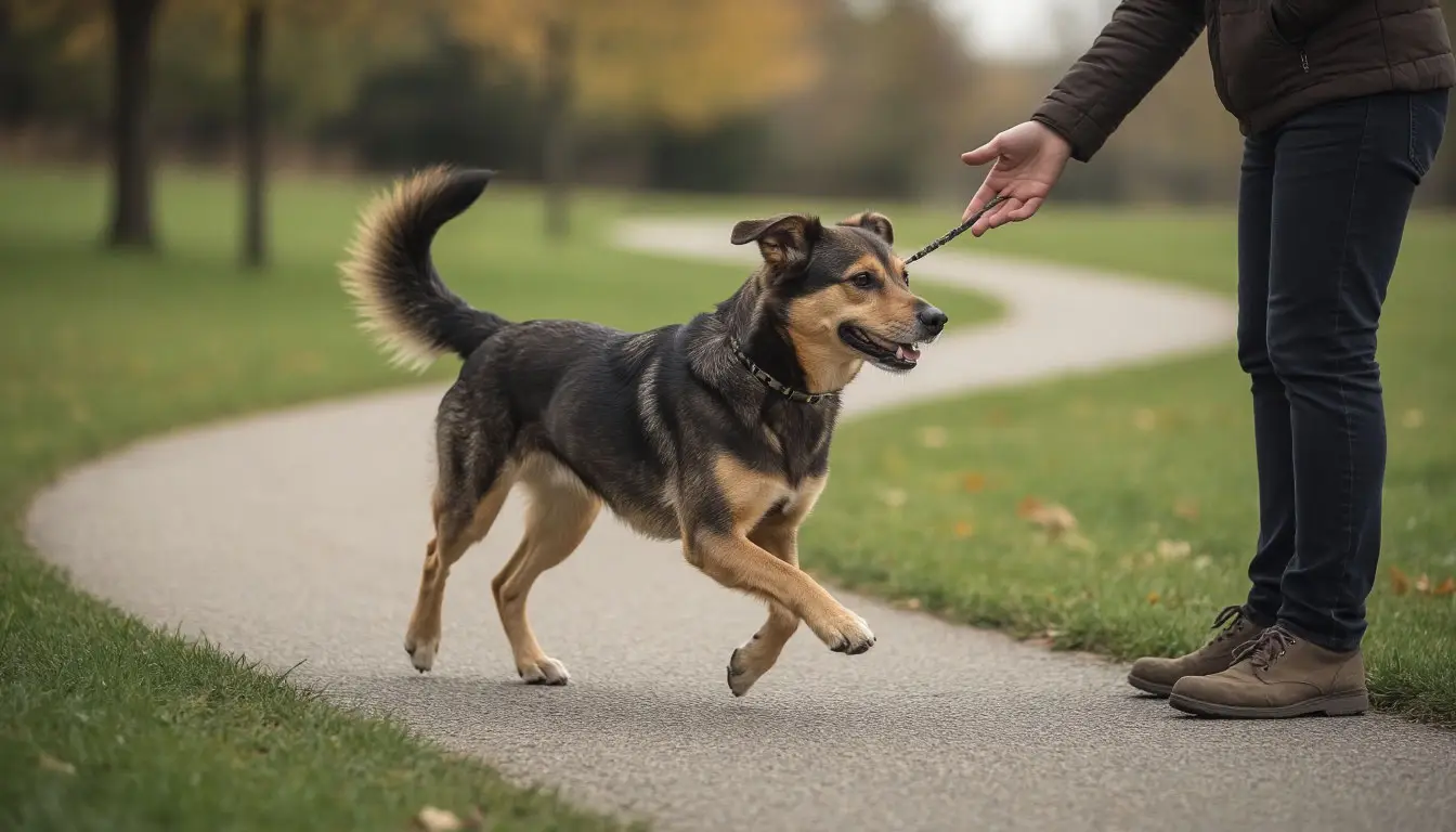 Как научить собаку ходить змейкой: первый шаг к освоению трюка