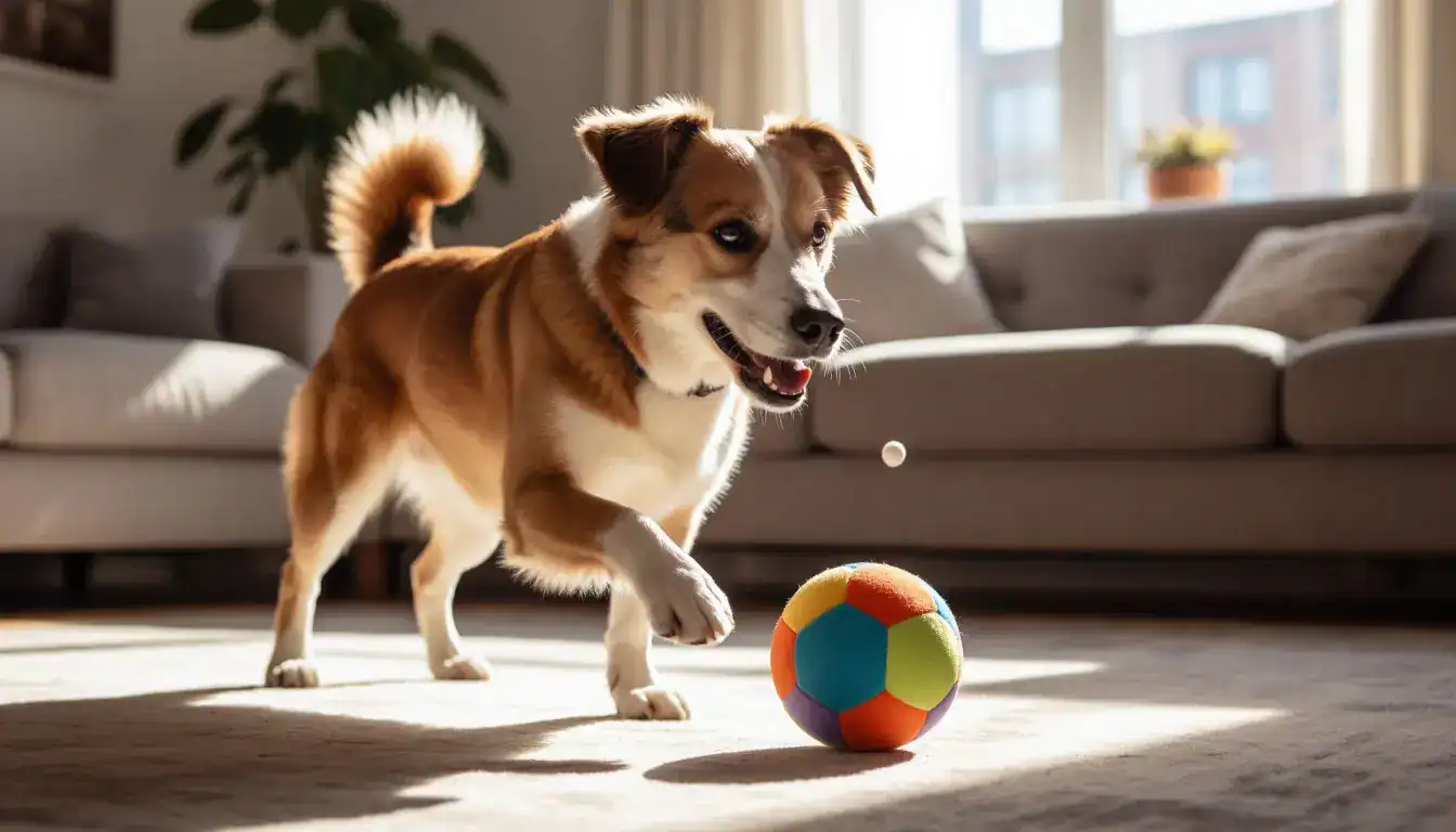 Как животные выражают любовь: собака приносит игрушку