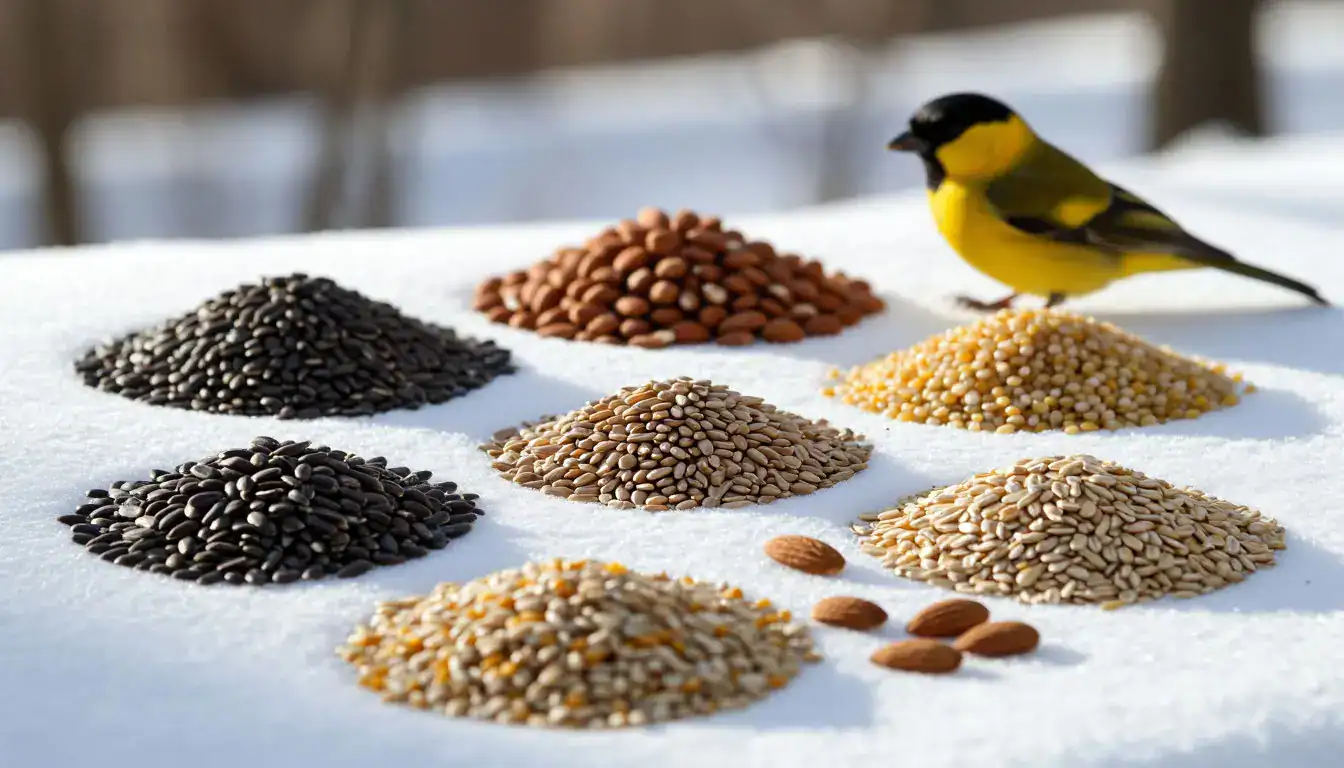 Зимний корм для уличных птиц: подборка полезных продуктов