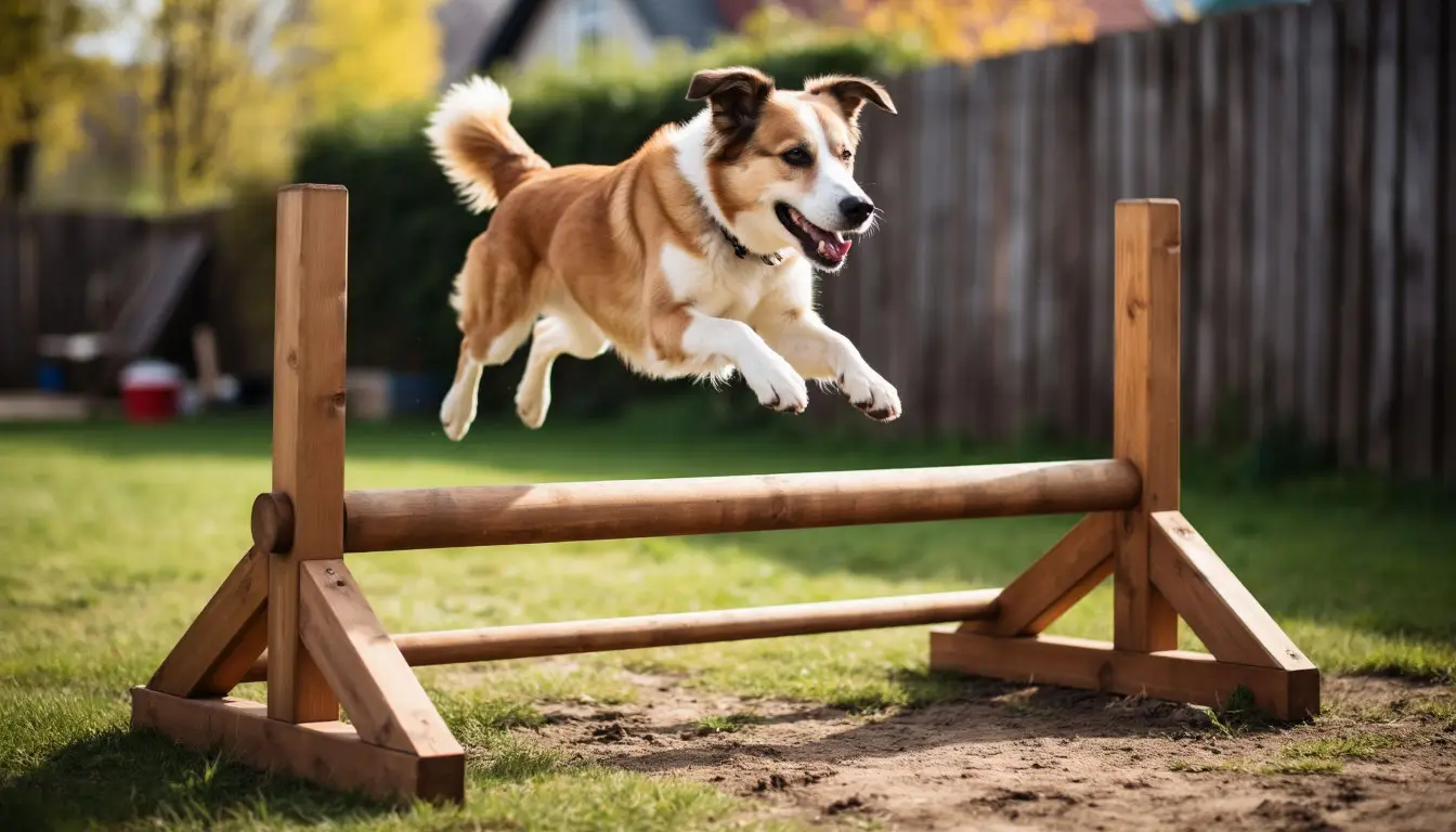 Снаряды для питомца: DIY-решения — препятствия для прыжков