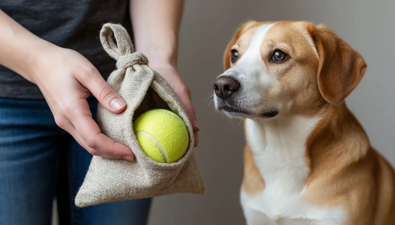 Снаряды для питомца: DIY-решения — игрушка из ткани и мяча