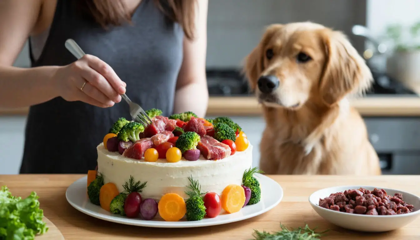 Праздничные торты для собак: украшение угощения вместе с питомцем