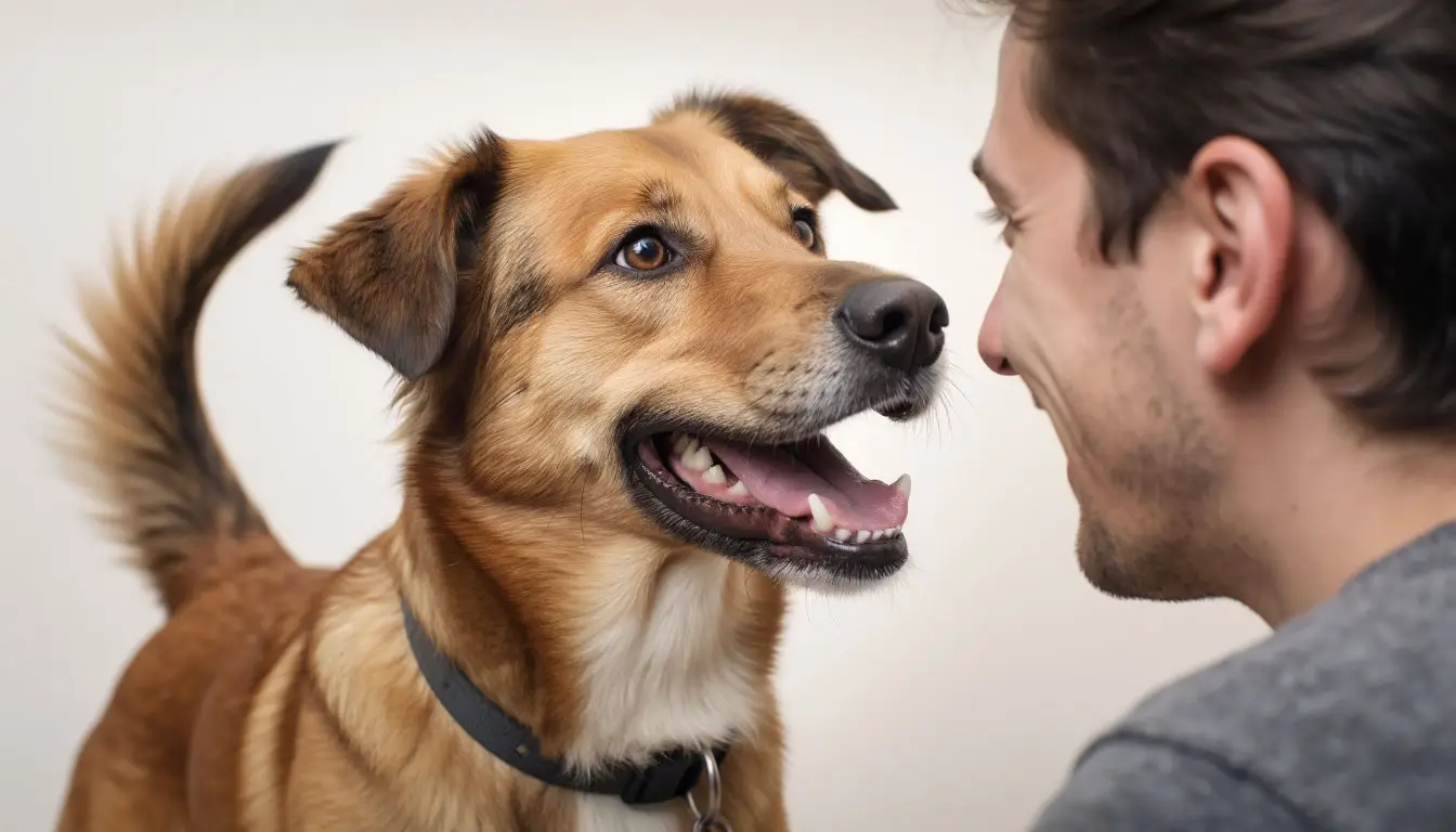 Как животные выражают любовь: собака виляет хвостом и смотрит в глаза
