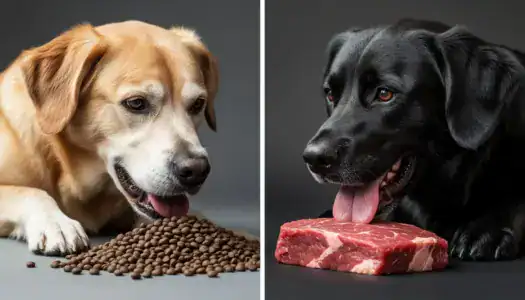 Сырое мясо для собак: влияние на шерсть