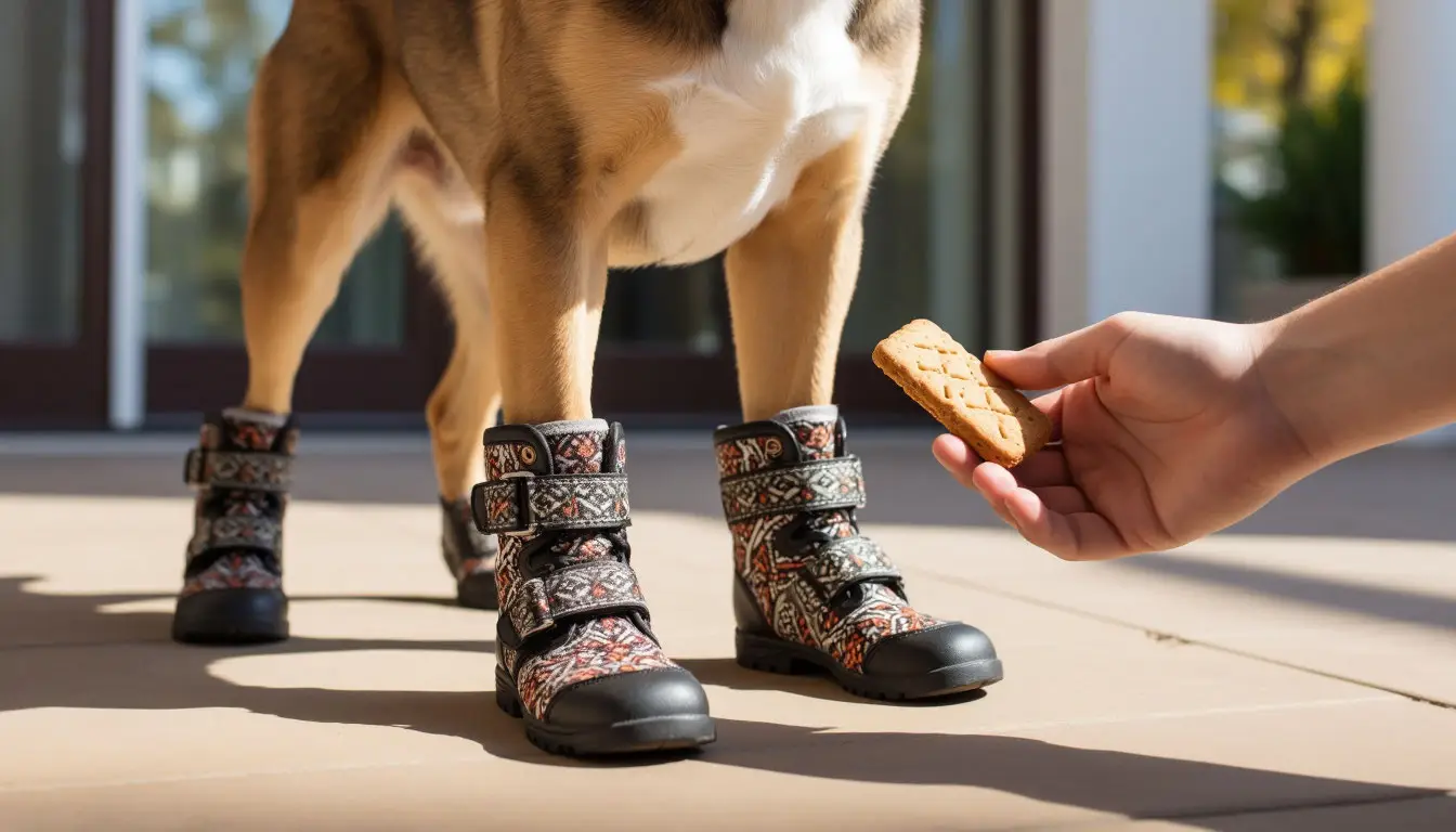 Приучение собаки к обуви с помощью лакомства