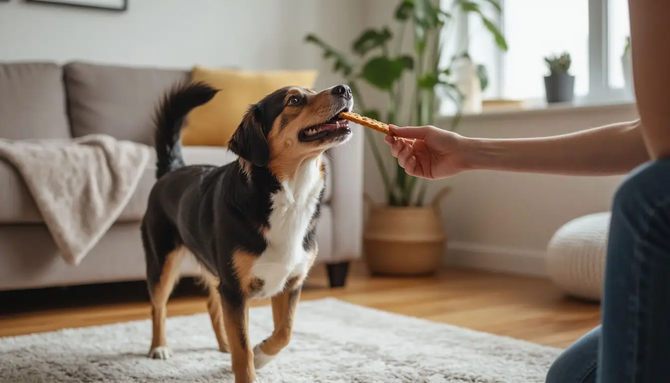 Обучение собаки команде „Назад“ с поощрением