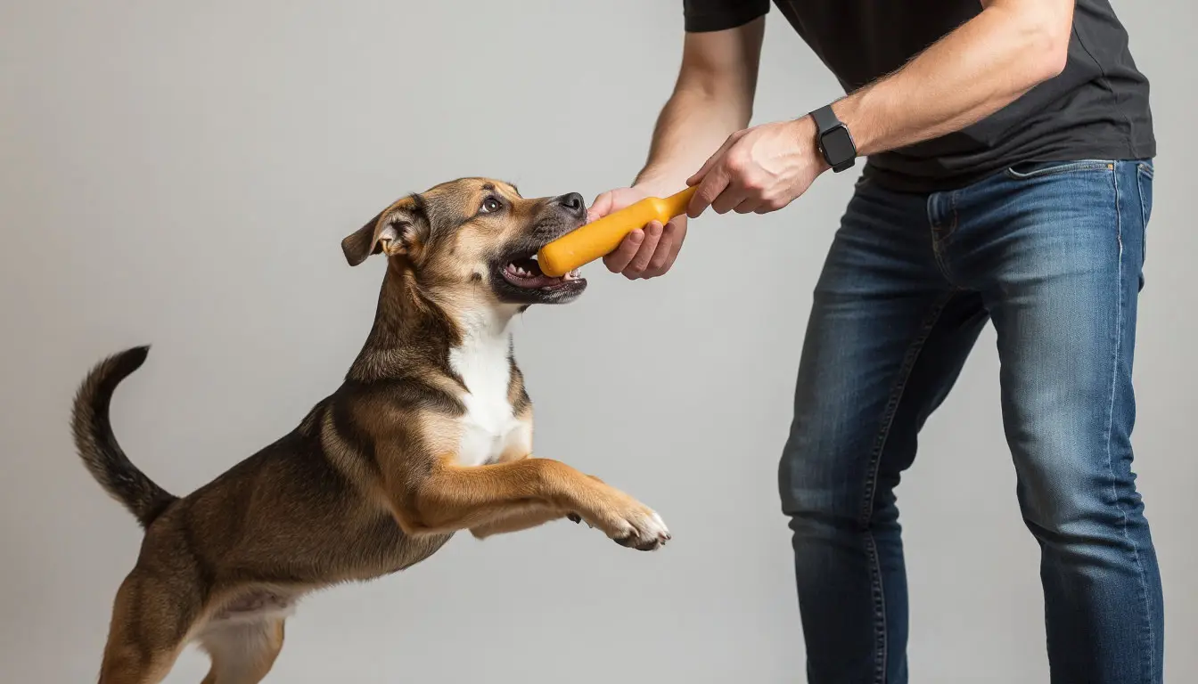 Паппи-йога и гармония со щенком: упражнение „апорт“