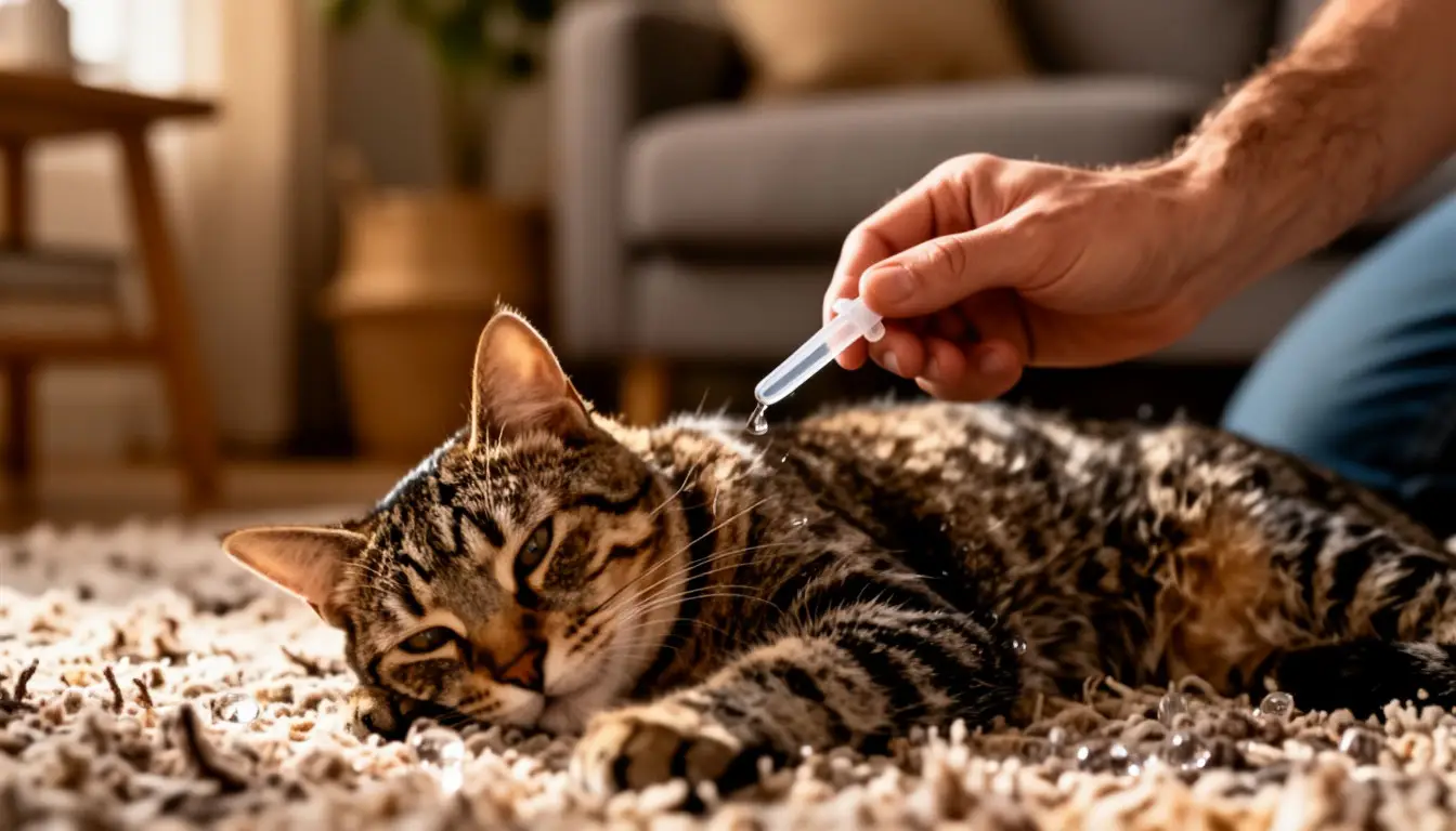 Обработка кота от паразитов: простая процедура в домашних условиях