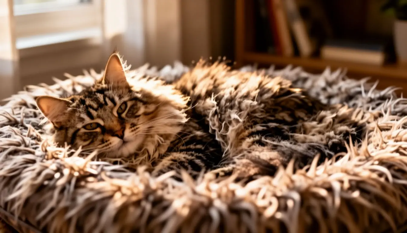 Помощь кошке во время линьки: создание комфортных условий