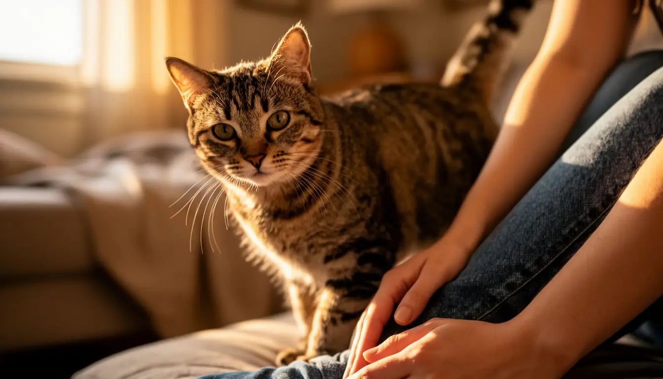 Правильное глажение кошки: когда инициатива исходит от питомца