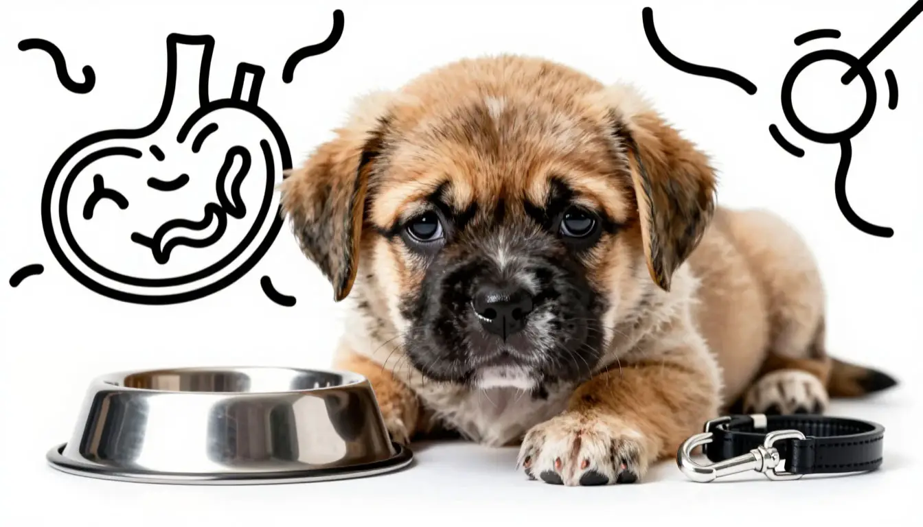 Выгул щенка после еды может привести к проблемам со здоровьем