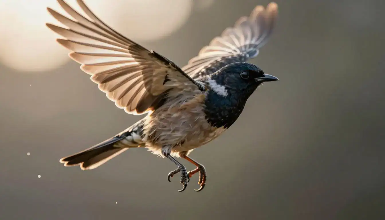 Правила фотоохоты за птицами: птица в полёте