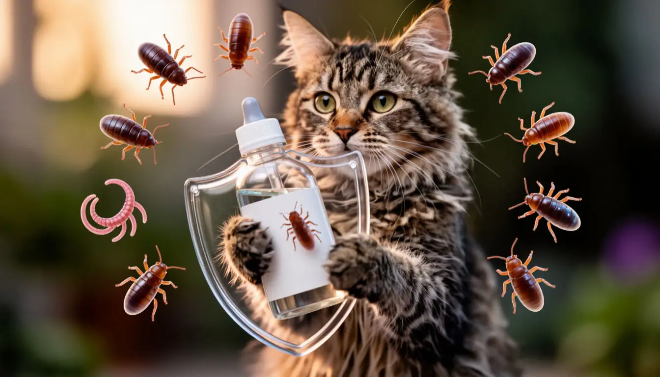 Обработка кота от паразитов: профилактика — надёжный щит от вредителей