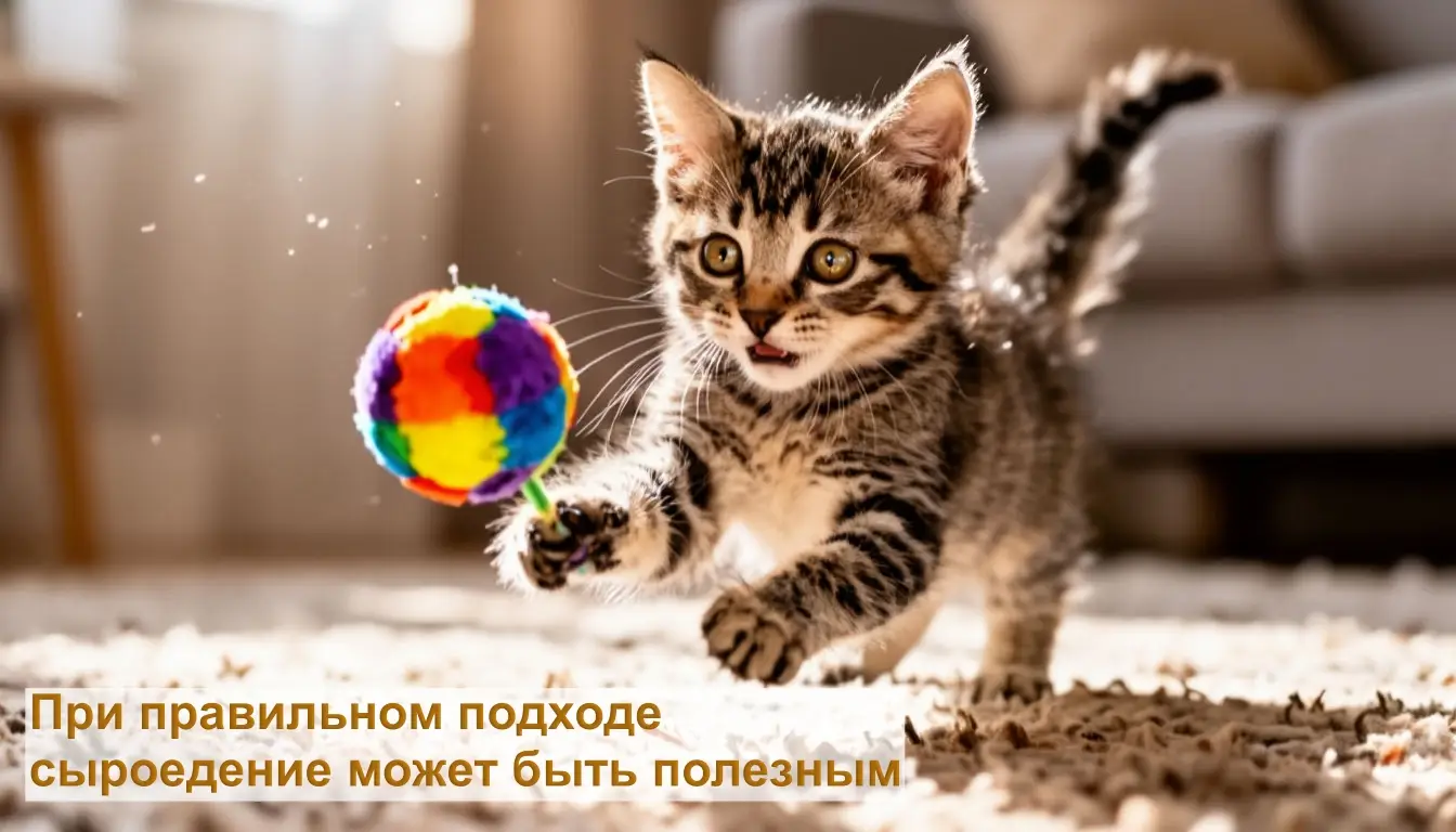 Плюсы сыроедения для питомцев: здоровый и активный питомец