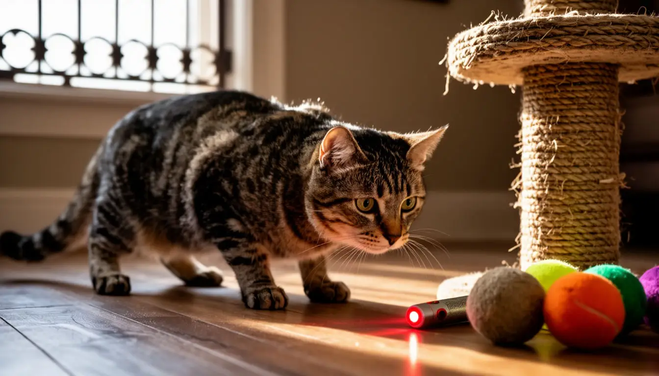 Безопасность окон для кота: отвлекаем внимание.