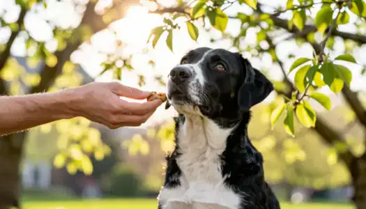 Внимание собаки весной: положительное подкрепление помогает закрепить послушание