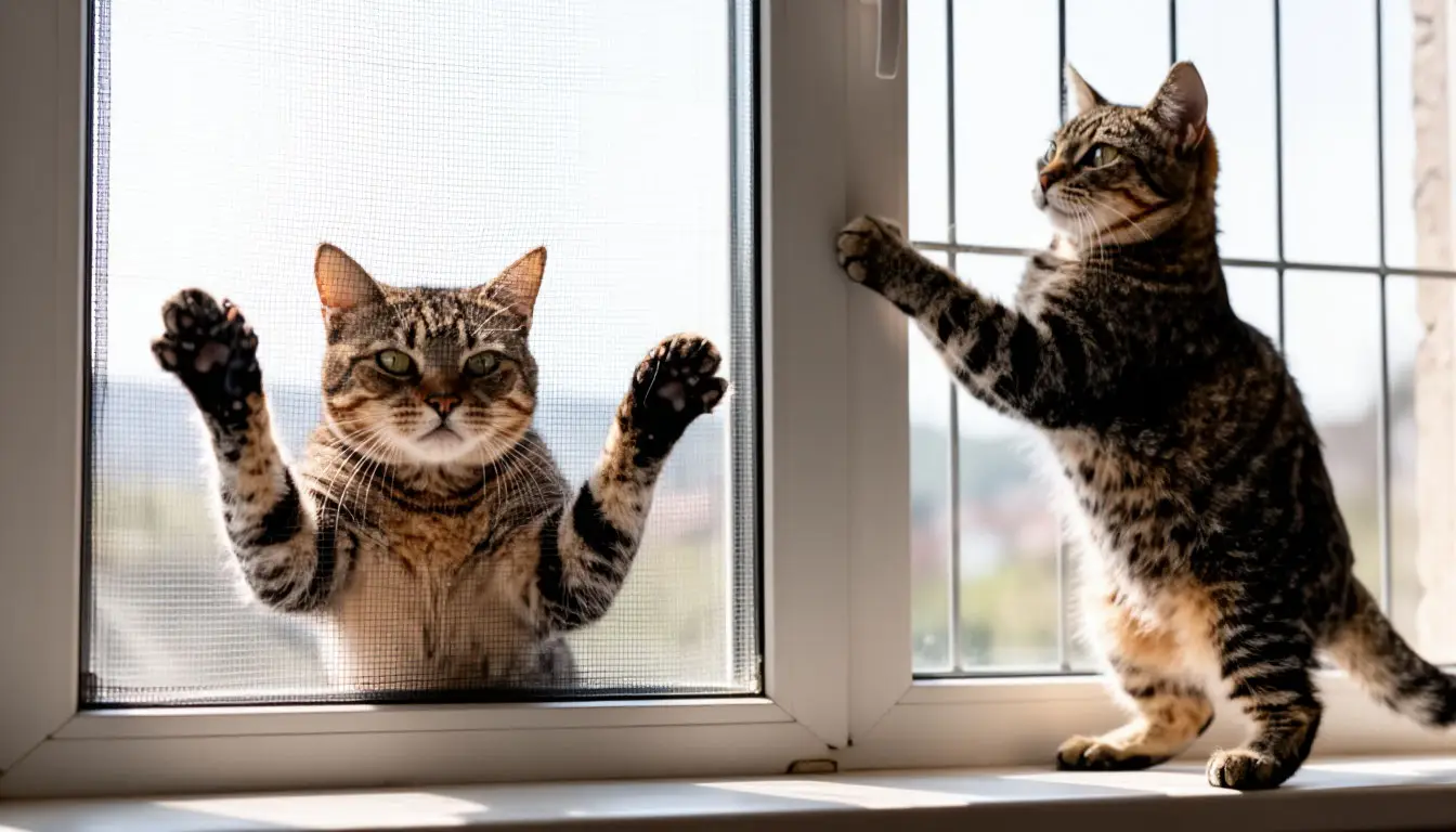 Окна для кота: ловушка или безопасность? Гайд