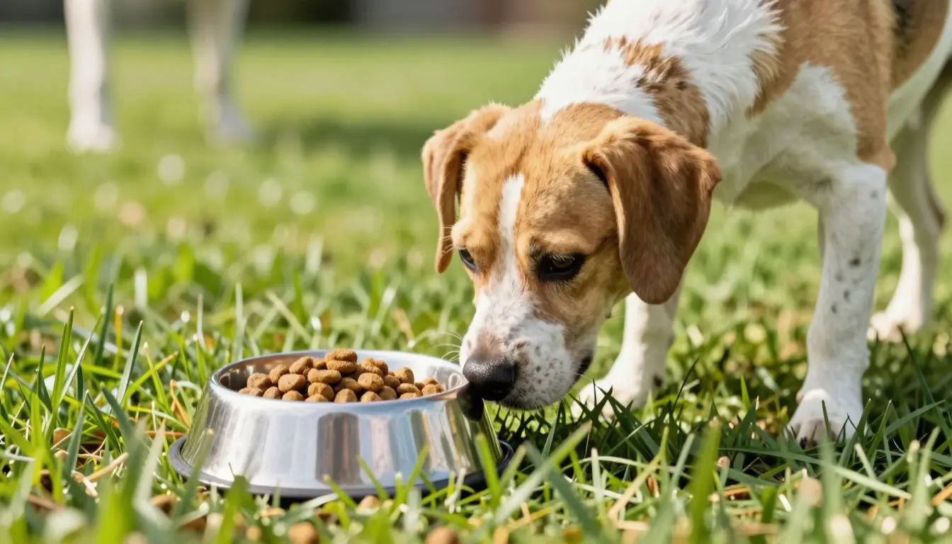 Почему собака ест траву: недостаток клетчатки в рационе